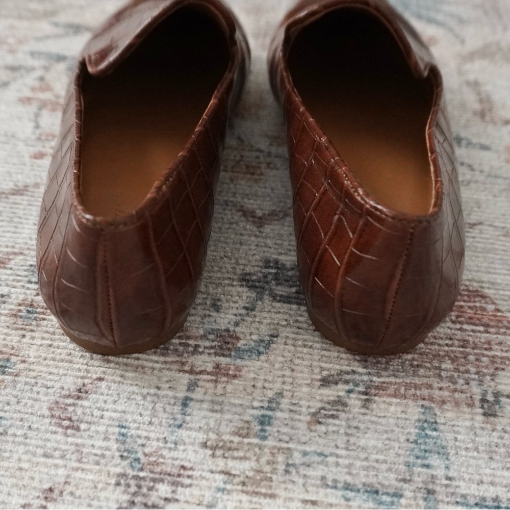 J. Crew Crocodile Embossed Loafers - Picture 3 of 4